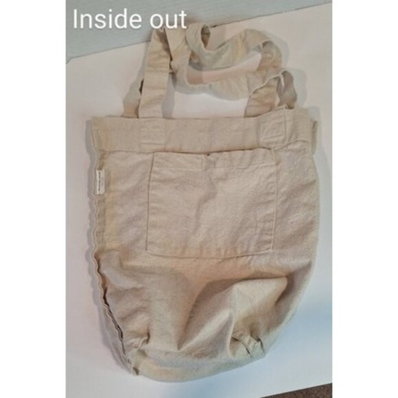 Cavallini & Co Mushrooms Tote Farmers Market Bag Inside Pocket - Picture 9 of 12